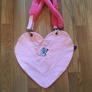 Lazy oaf pink tote bag